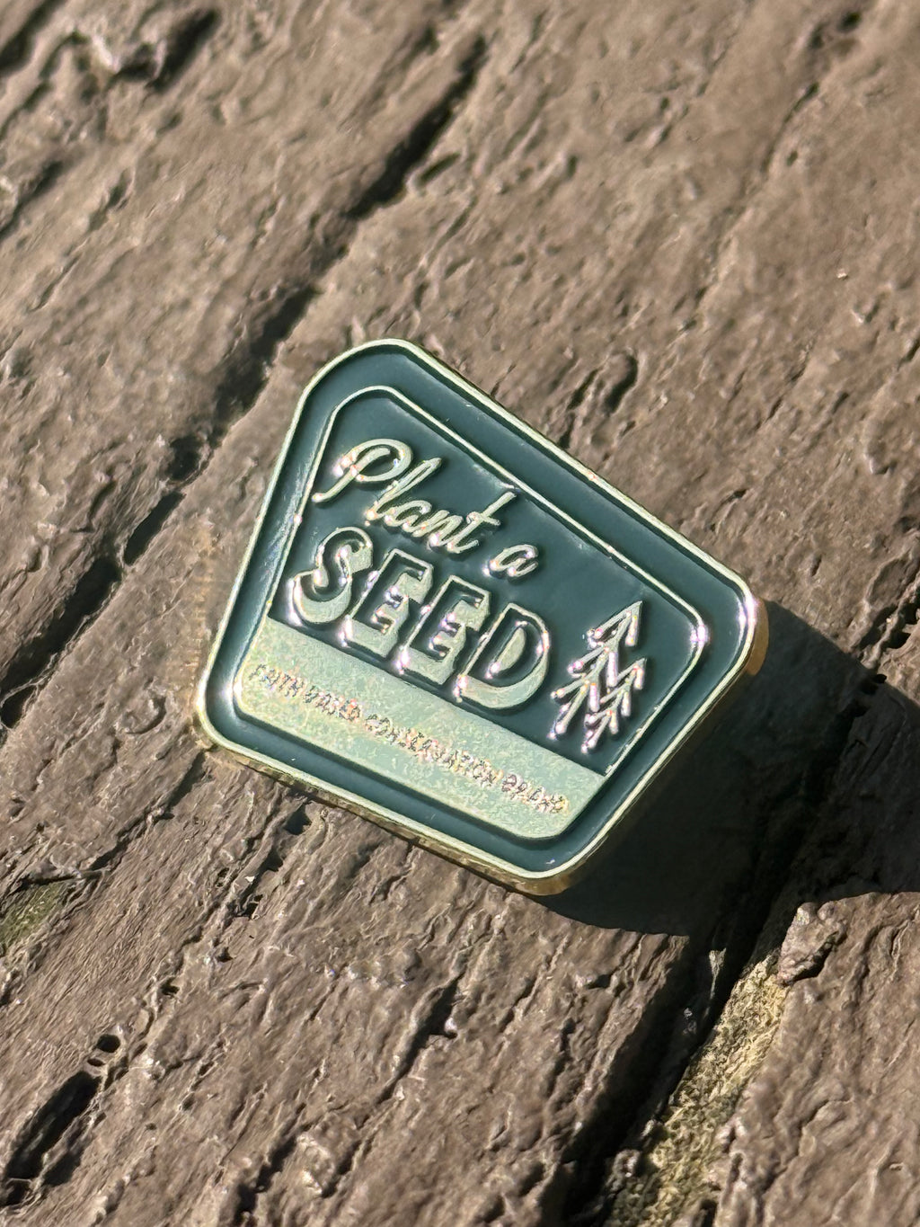 The Original Plant a Seed Enamel Pin
