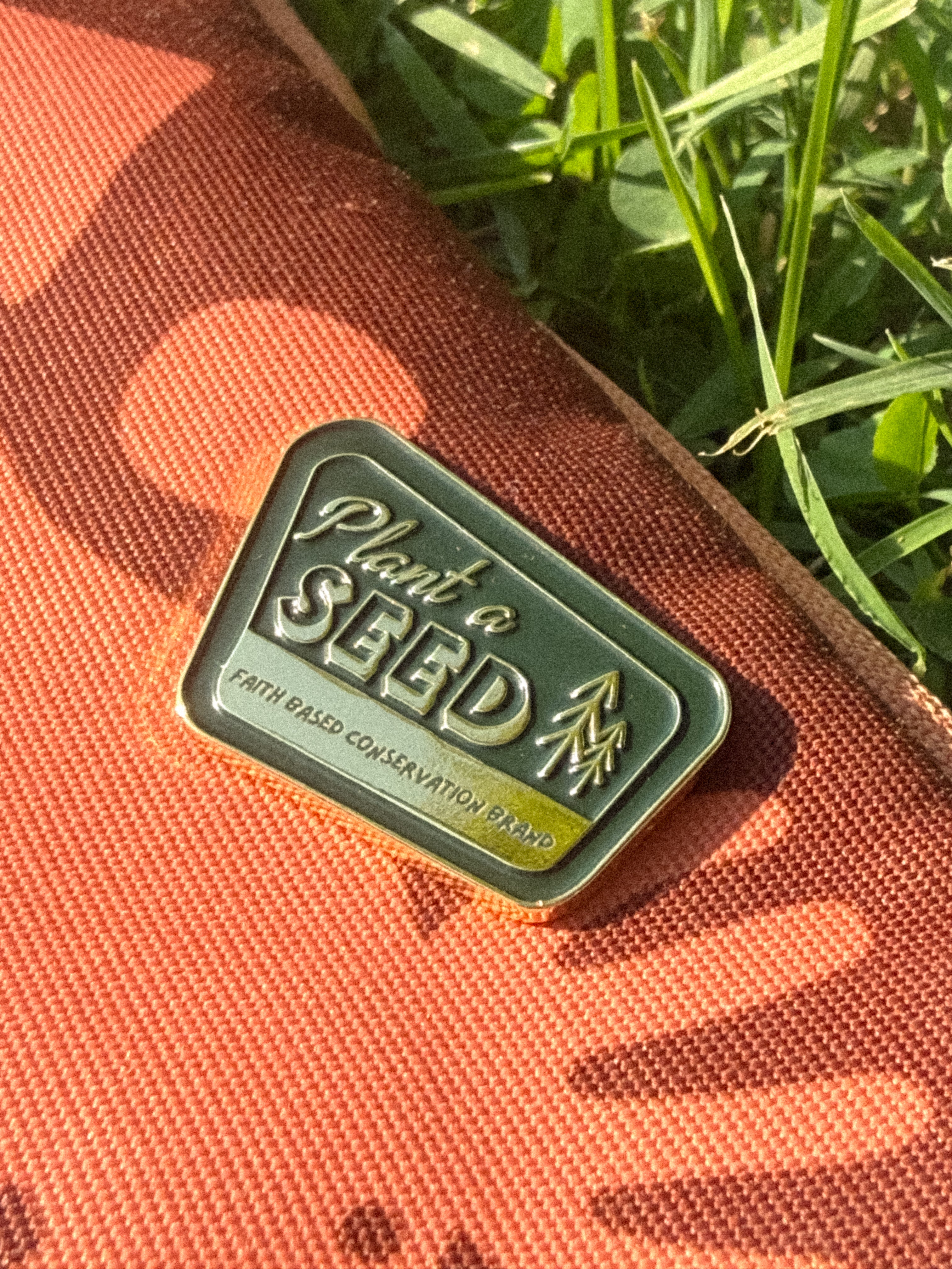 The Original Plant a Seed Enamel Pin